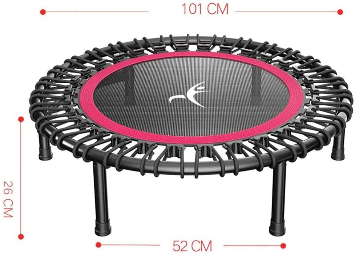 Fitness Trampoline Round Rebounder Trampoline Exercise 32 Inch Adults and Kids for Indoor Garden Workout Cardio Training - Max Load 150Kg,A