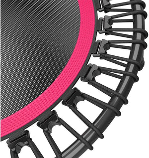 Fitness Trampoline Round Rebounder Trampoline Exercise 32 Inch Adults and Kids for Indoor Garden Workout Cardio Training - Max Load 150Kg,A