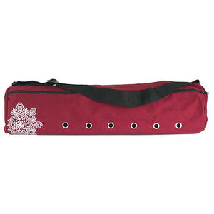 22 L Yoga Mat Bag - Fitness  Gym Workout  Pilates Large Capacity  Waterproof  Breathable Canvas Black  Purple  Red