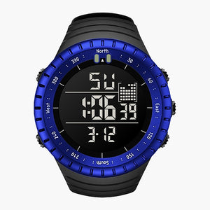 mens watches waterproof military outdoor sport watch men fashion led digital electronic wristwatch black