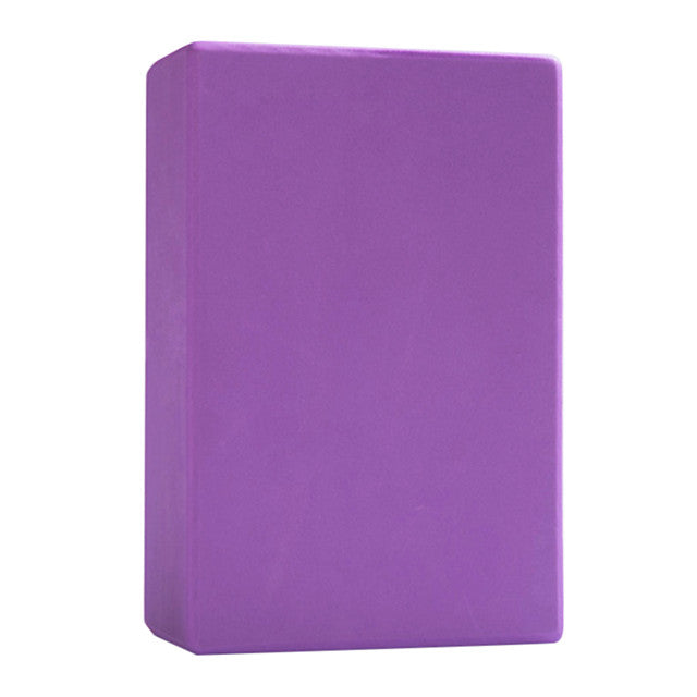 Yoga Block 1 pcs 22.5*14.5*7.5 cm High Density Moisture-Proof Lightweight Odor Resistant EVA Support and Deepen Poses Aid Balance And Flexibility for Pilates Fitness Gym Workout Purple Pink Green