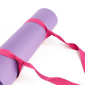 Yoga Mat Strap Yoga Mat Carrier-Carrying Strap Sports Cotton Yoga Pilates Exercise &amp; Fitness Adjustable Length Durable Stretching For