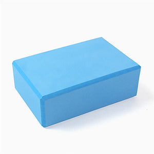 Yoga Block 1 pcs 22.8*15.2*7.6 cm High Density Lightweight EVA Aid Balance And Flexibility for Yoga Fitness Gym Workout Baby blue Jacinth +Gray Bule / Black Unisex