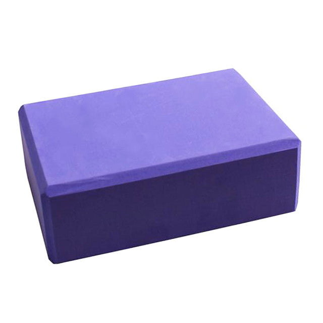 Yoga Block 1 pcs 22.5*14.5*7.5 cm High Density Moisture-Proof Lightweight Odor Resistant EVA Support and Deepen Poses Aid Balance And Flexibility for Pilates Fitness Gym Workout Purple Pink Green