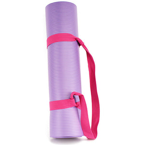 Yoga Mat Strap Yoga Mat Carrier-Carrying Strap Sports Cotton Yoga Pilates Exercise &amp; Fitness Adjustable Length Durable Stretching For