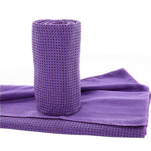 Yoga Towel Odor Free Eco-friendly Non Slip Non Toxic Quick Dry Super Soft Sweat Absorbent Microfiber for Yoga Pilates Bikram 180.0*60.0*0.5 cm Purple Orange Green