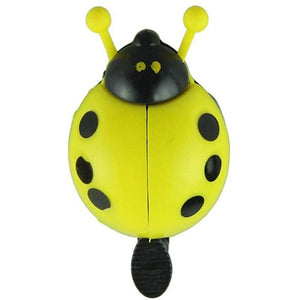 lovely ladybug bike bell for kid girls steel plastic bike bell outdoor bicycle fun sports crisp sound for kids girls boys bike (red  blue  yellow  pink)