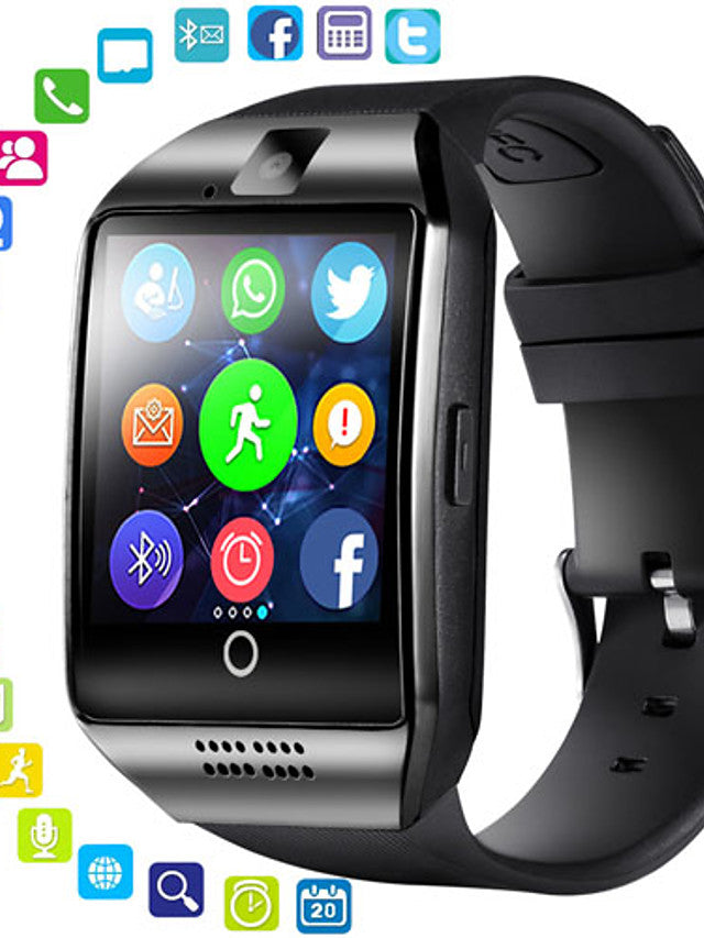 Men&#039;s Sport Watch Smartwatch Digital Watch Casual Bluetooth Calendar / date / day Chronograph White Black Gold / Silicone