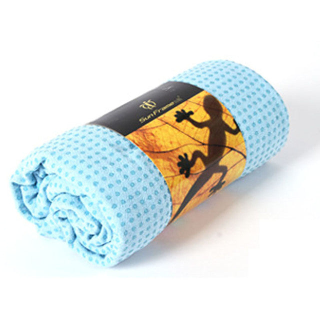 Yoga Mat Foldable Sticky Comfortable Sweat-wicking Superfine fiber For Black Deep Green Light Orange