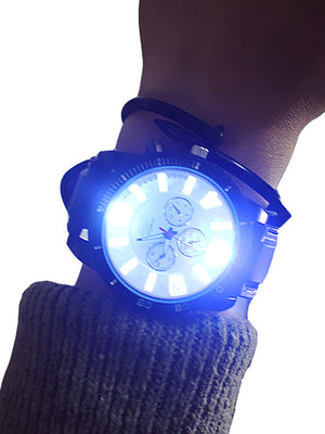 Men&#039;s Sport Watch Quartz Sparkle Luminous Casual Watch Adorable Analog White Black / Two Years / Leather