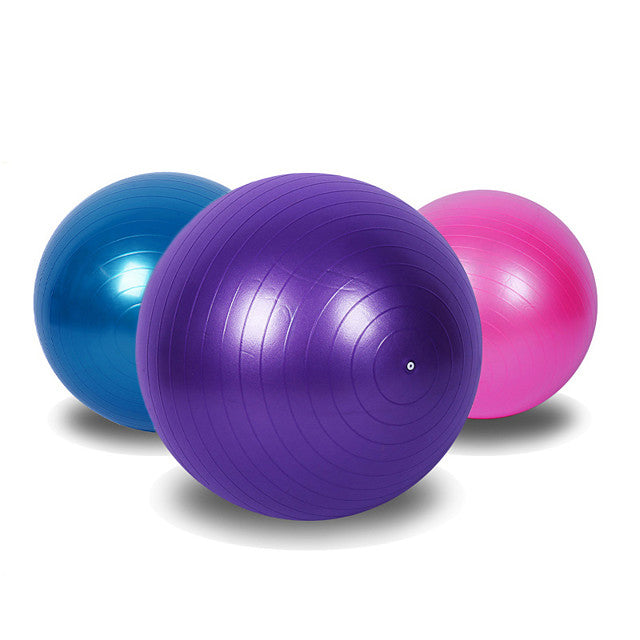 95cm Exercise Ball / Yoga Ball Professional Extra Thick Anti Slip Durable PVC Support 500 kg With Foot Pump Physical Therapy Balance Training Relieve Back Pain for Home Workout Yoga Fitness