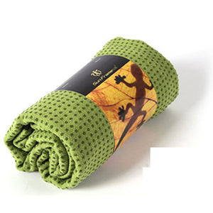 Yoga Mat Foldable Sticky Comfortable Sweat-wicking Superfine fiber For Black Deep Green Light Orange