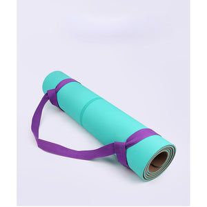 Yoga Mat Strap Yoga Mat Carrier-Carrying Strap Sports Cotton Yoga Pilates Exercise &amp; Fitness Adjustable Length Durable Stretching For