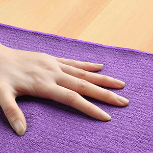 Yoga Towel Odor Free Eco-friendly Non Slip Non Toxic Quick Dry Super Soft Sweat Absorbent Microfiber for Yoga Pilates Bikram 180.0*60.0*0.5 cm Purple Orange Green