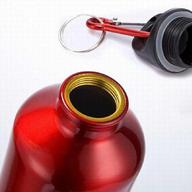 Bike Sports Water Bottle Portable Non Toxic BPA Free Eco-Friendly For Cycling Bicycle Road Bike Mountain Bike MTB Aluminium Alloy Silver Red Blue 1 pcs