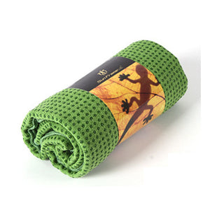 Yoga Mat Foldable Sticky Comfortable Sweat-wicking Superfine fiber For Black Deep Green Light Orange