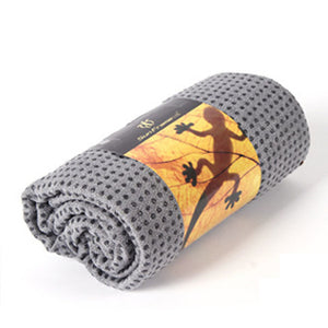 Yoga Mat Foldable Sticky Comfortable Sweat-wicking Superfine fiber For Black Deep Green Light Orange